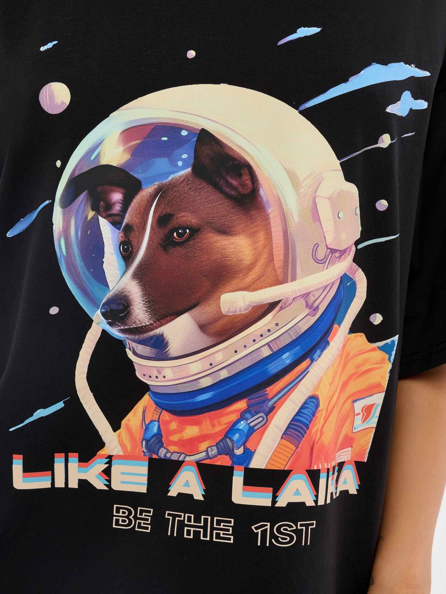 Bona Fashion: OVERSIZE T-shirt "Laika" фото 4